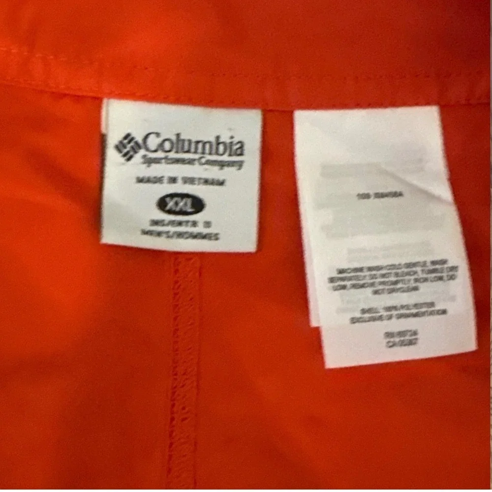 Columbia PFG Auburn Tigers Men's XXL Orange Board Shorts Swim Trunks Cargo
